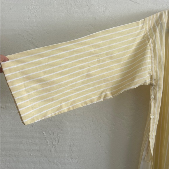 J. Crew Light Yellow and White Ciel Top - Picture 3 of 12